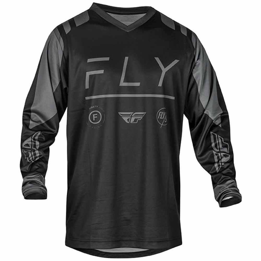 FLY F-16 Jersey schwarz charcoal grau