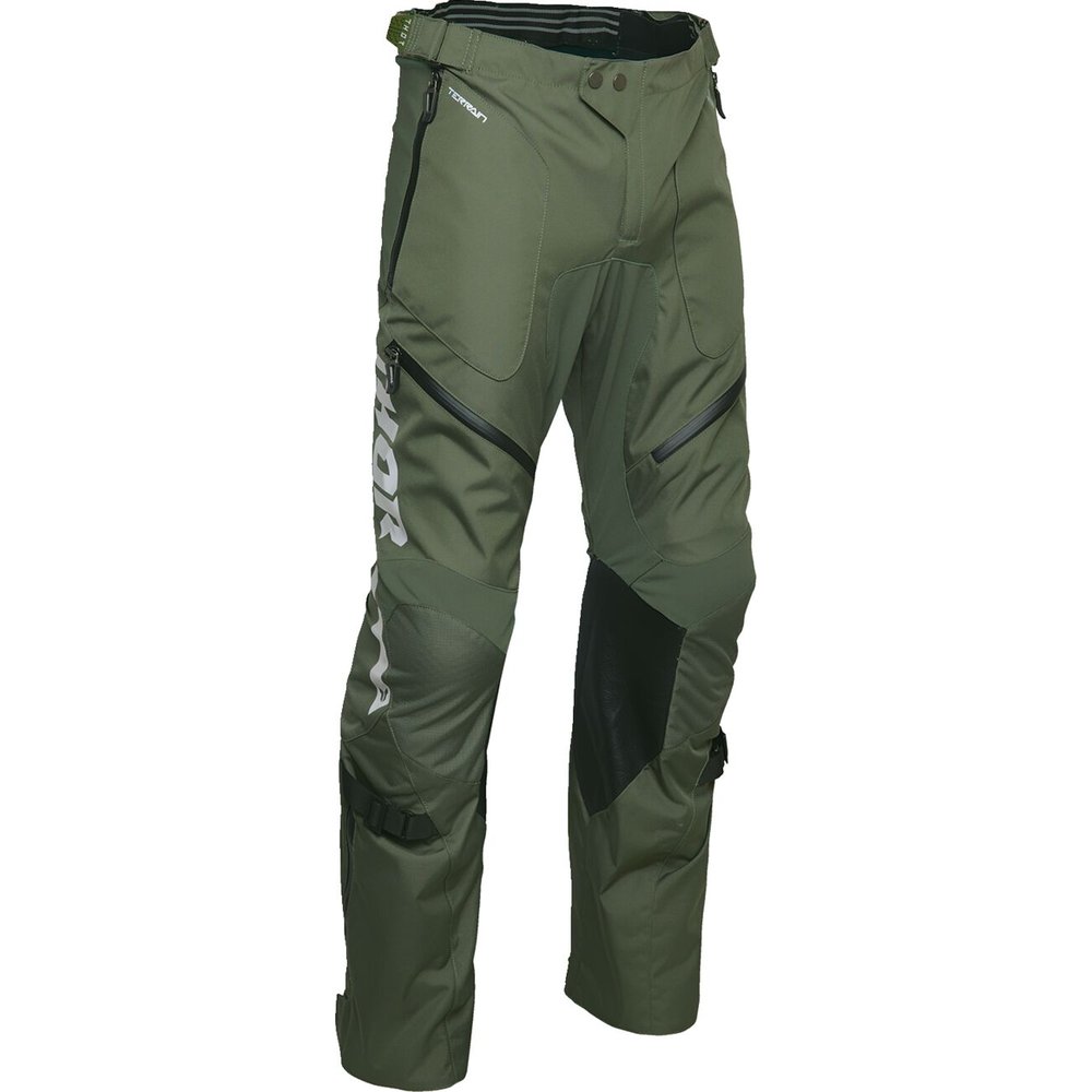 THOR Terrain Enduro Hose Otb army grün grau THOR Terrain Enduro Hose Otb army grün grau