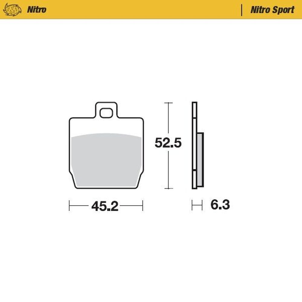 MOTO-MASTER Bremsbeläge Set Nitro Sporanget