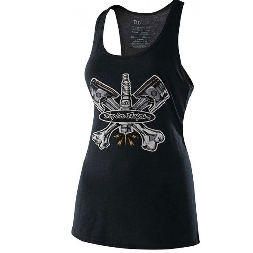 TROY LEE DESIGNS Pistonbone Frauen Tanktop vintage schwarz TROY LEE DESIGNS Pistonbone Frauen Tanktop vintage schwarz