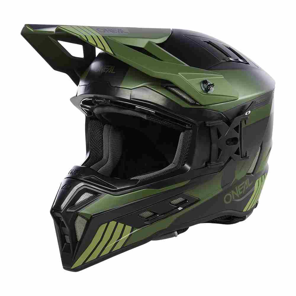 ONEAL EX-SRS Hitch Motocross Helm schwarz olive