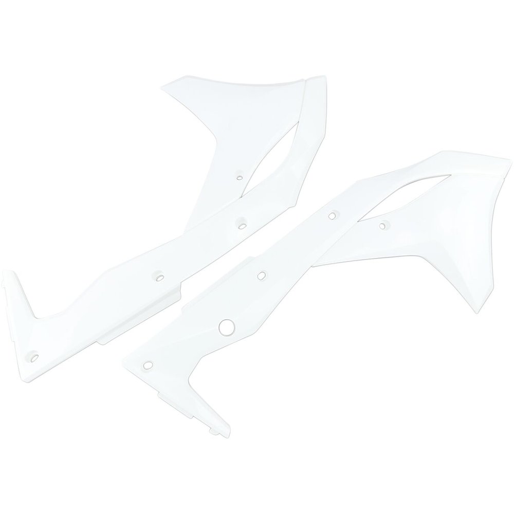 UFO Kühlerschutz Kawasaki KX-250F 17-20 weiss