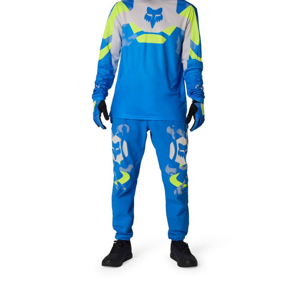 FOX RANGER PANT TACTILE lange MTB Hose Blau Jewel