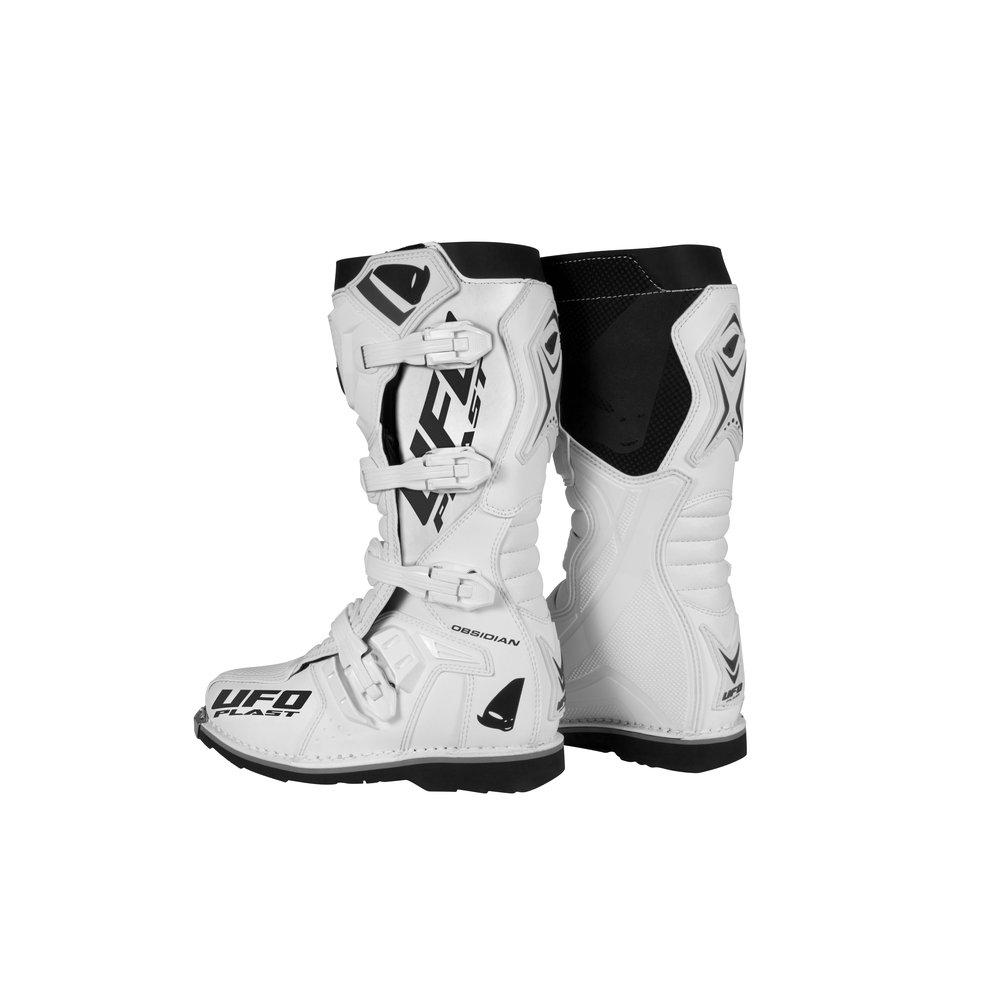 UFO Obsidian Motocross Stiefel weiss