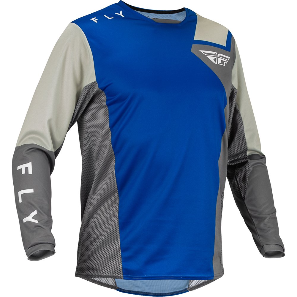 FLY Kinetic Jet Jersey  blau grau weiss