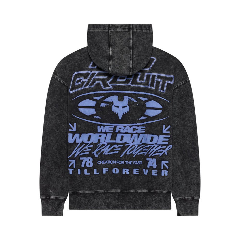 FOX PRO CIRCUIT Fleece PO Hoodie Kapuzen Pullover schwarz
