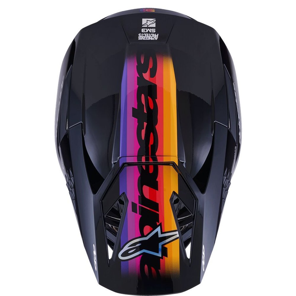 ALPINESTARS Supertech M3 Force Motocross Helm schwarz-glossy ALPINESTARS Supertech M3 Force Motocross Helm schwarz-glossy