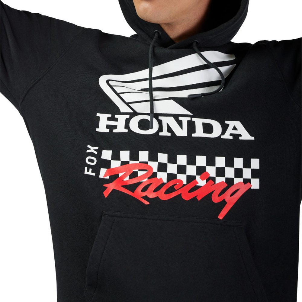 FOX HONDA FLEECE PO Hoodie Kapuzen Pullover Black