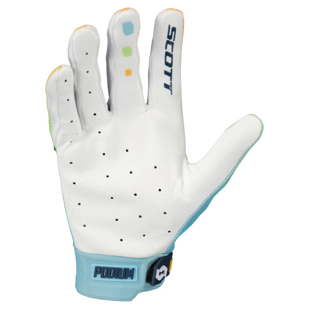SCOTT Podium Pro Handschuhe blau orange SCOTT Podium Pro Handschuhe blau orange