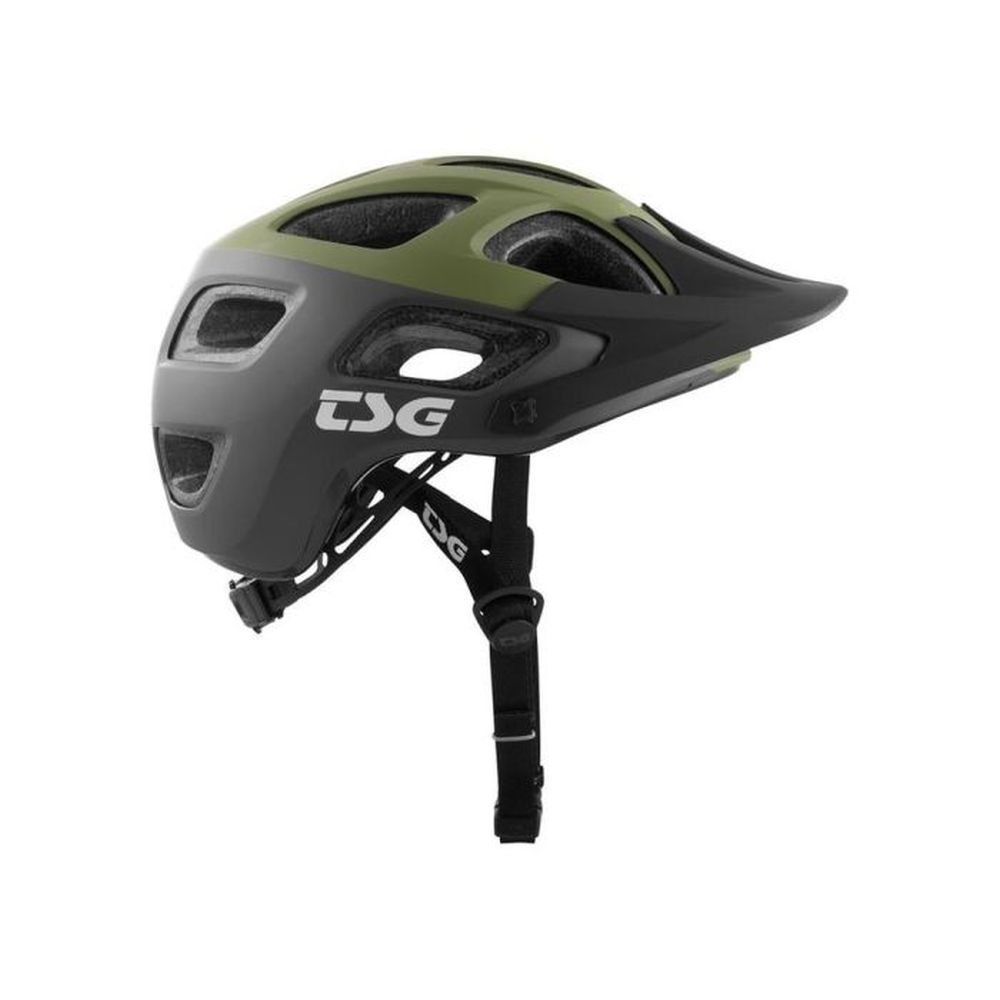 TSG Seek Graphic Design MTB Helm block march olive