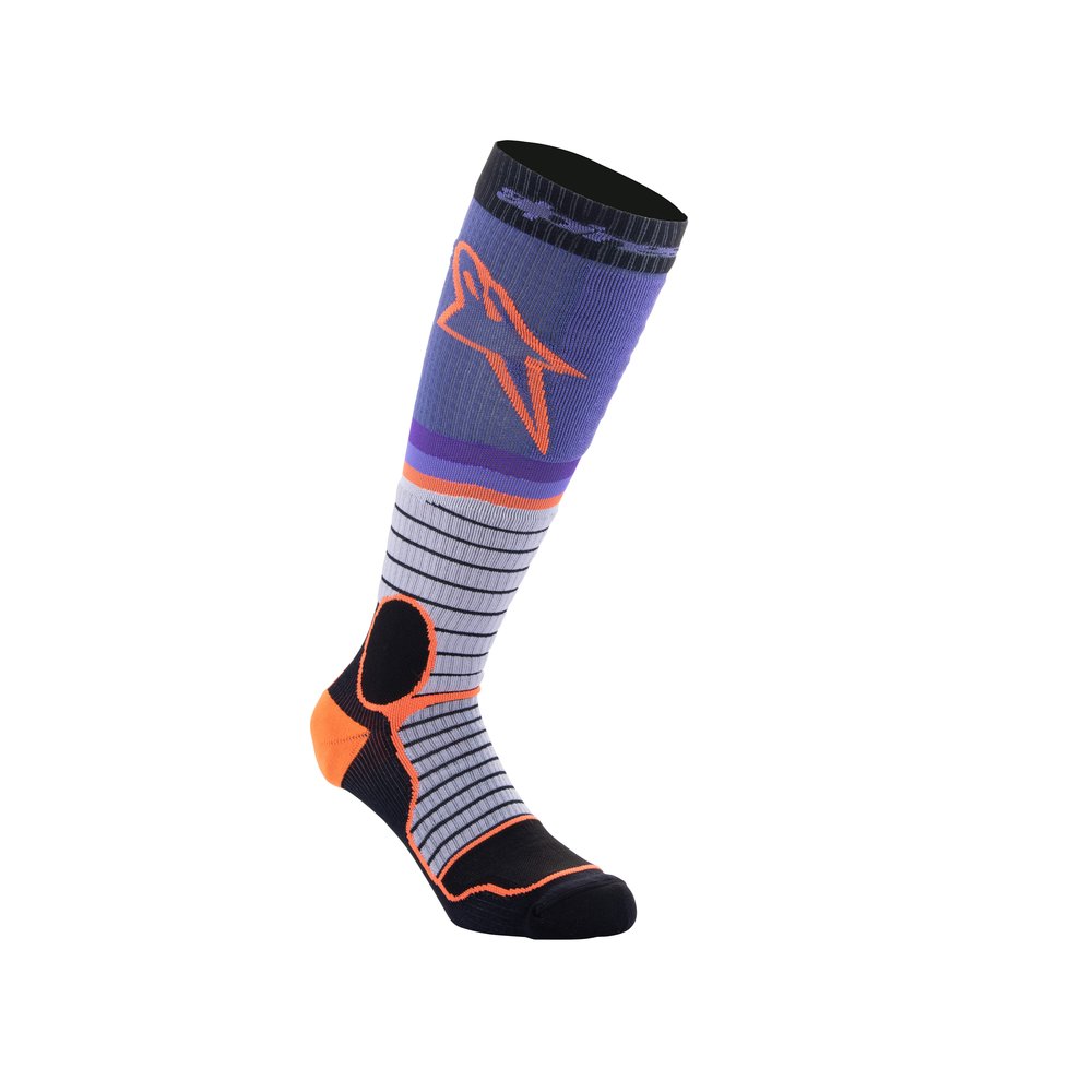 ALPINESTARS MX Pro Socken lila schwarz grau