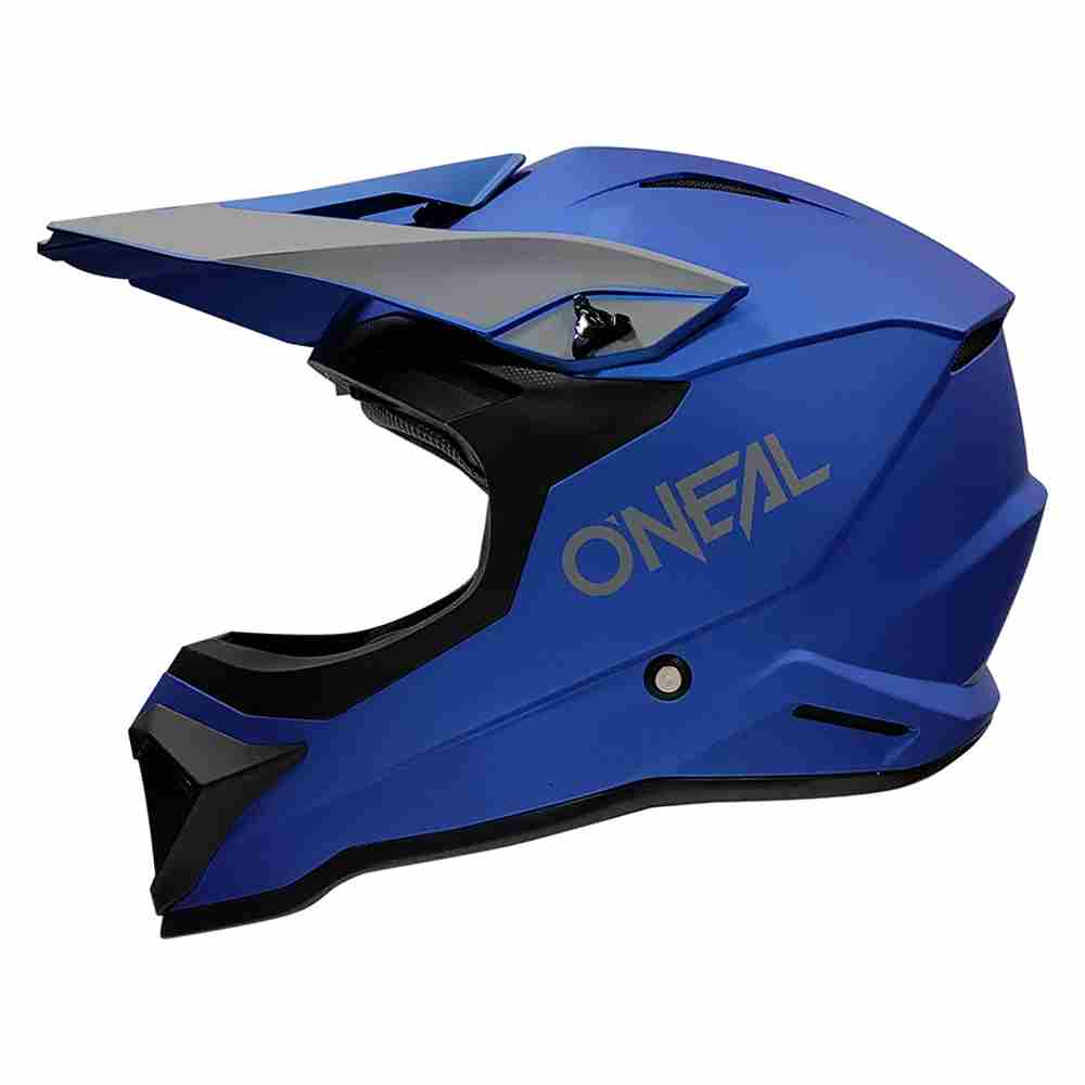 ONEAL 1SRS Solid Motocross Helm blau