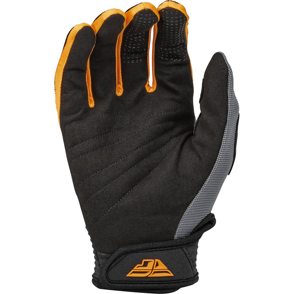 FLY F-16 Kinder Handschuhe dunkelgrau schwarz orange