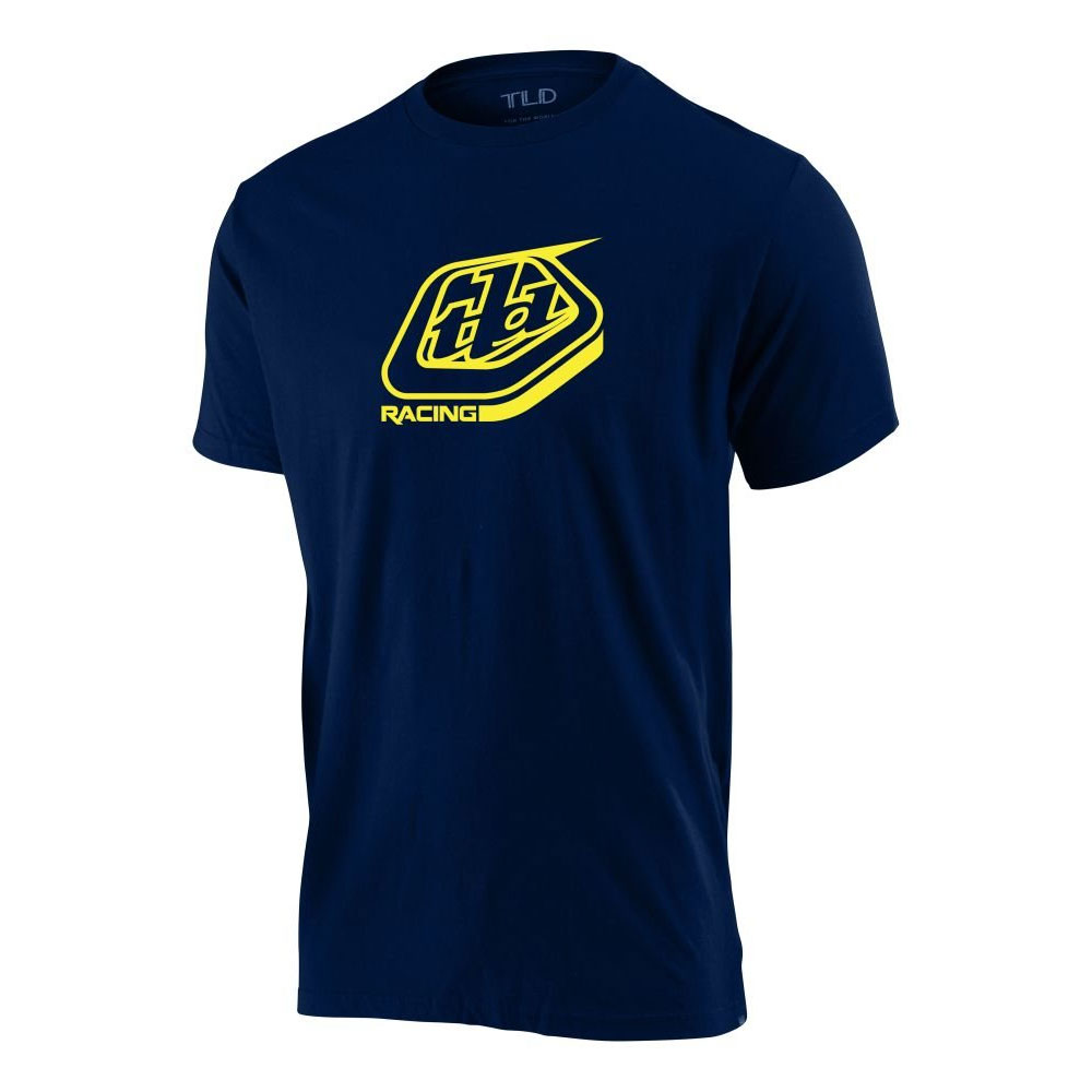 TROY LEE DESIGNS Racing Shield T-Shirt blau TROY LEE DESIGNS Racing Shield T-Shirt blau