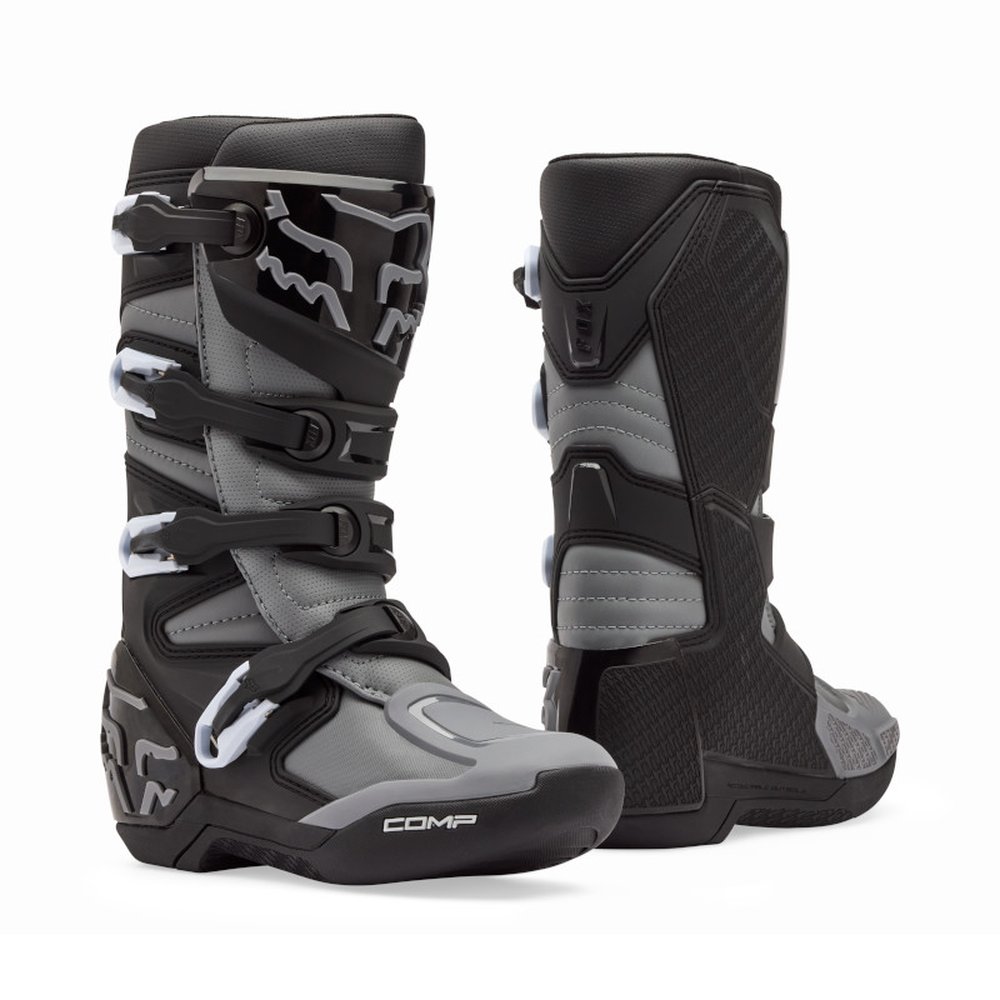 FOX YOUTH COMP CORE BOOT Motocross Stiefel für Kinder Schwarz/Grau