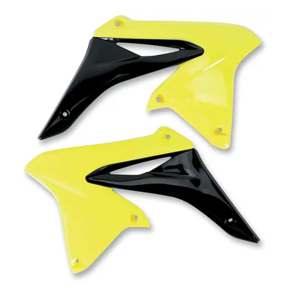 UFO SU04928-102 Kühlerabdeckung für Suzuki RMZ 250 450 12-17 gelb schwarz