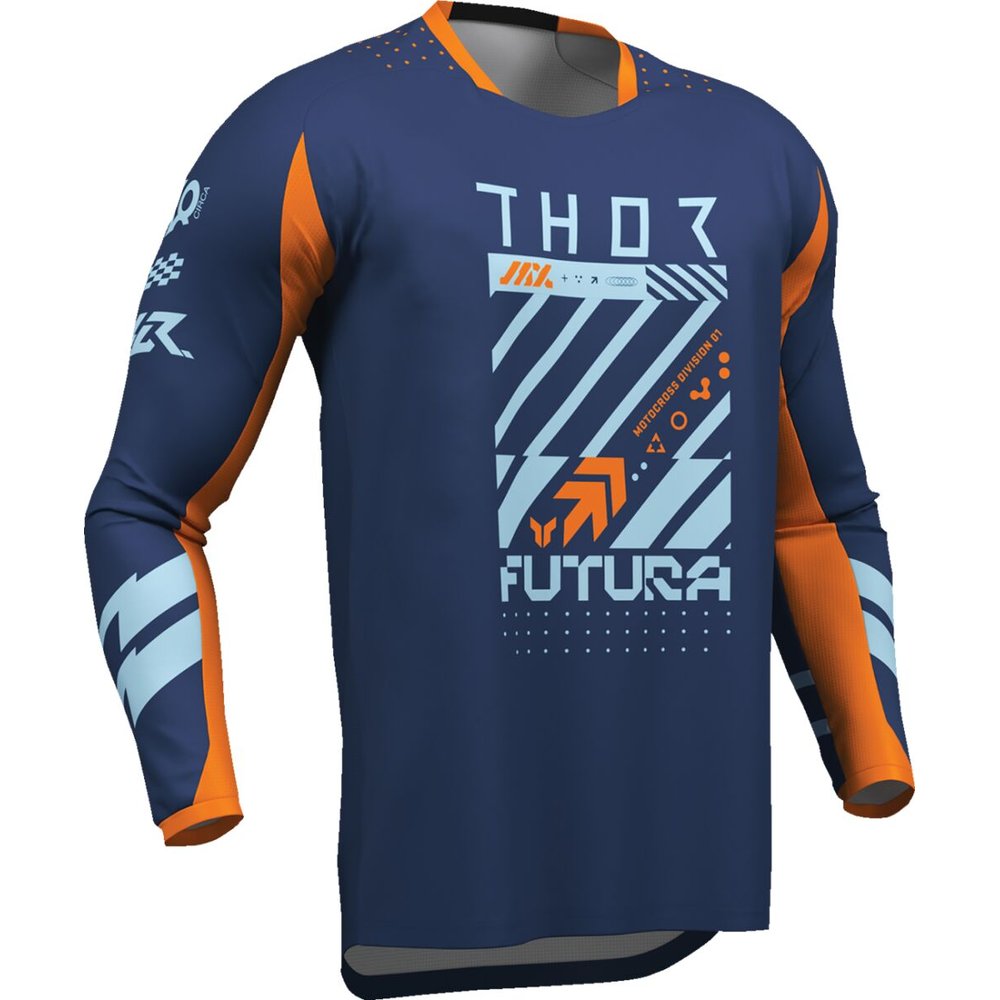 THOR Launchmode Futura Youth Kinder Jersey navy blau/orange THOR Launchmode Futura Youth Kinder Jersey navy blau/orange
