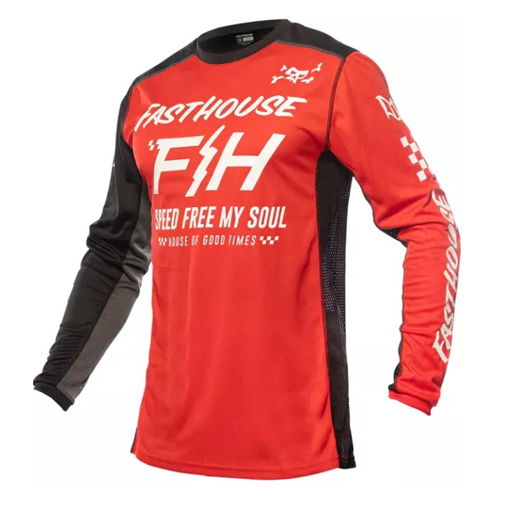 FASTHOUSE Grindhouse Slammer Jersey rot schwarz