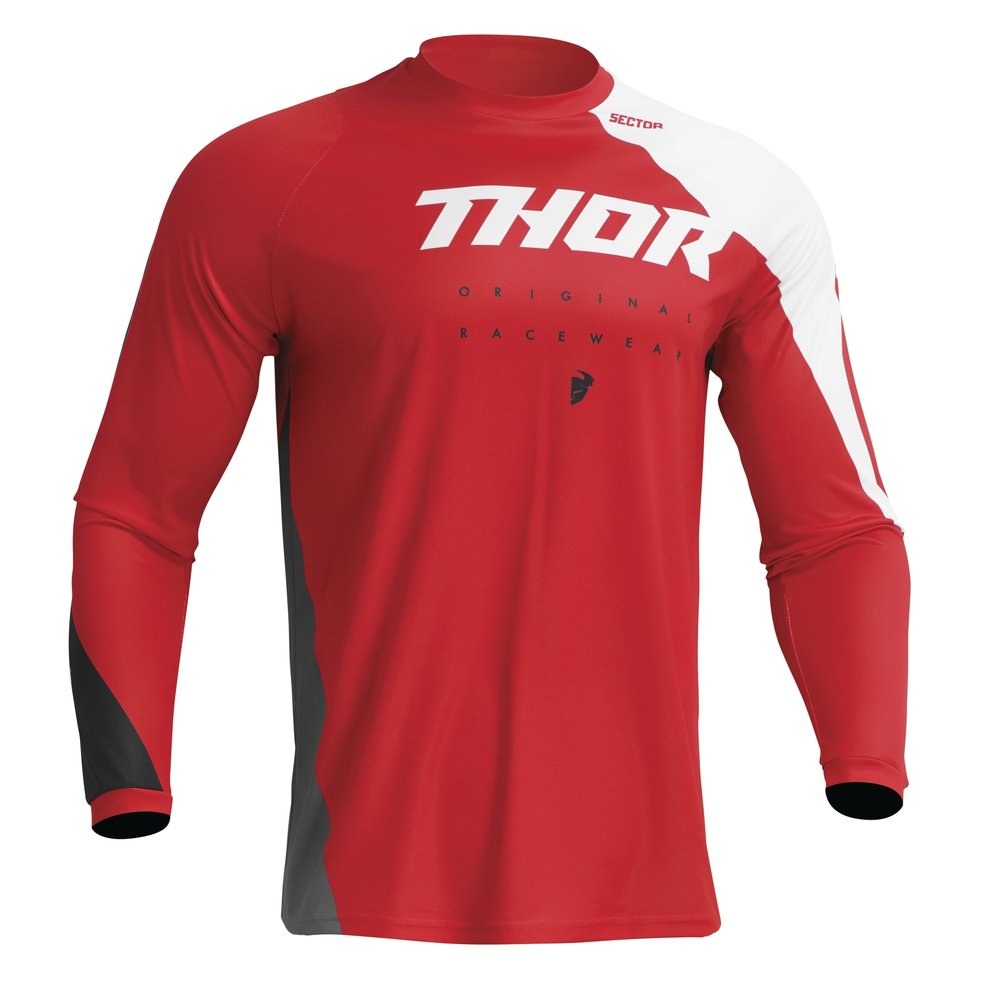 THOR Sector Edge MX MTB Jersey rot weiss