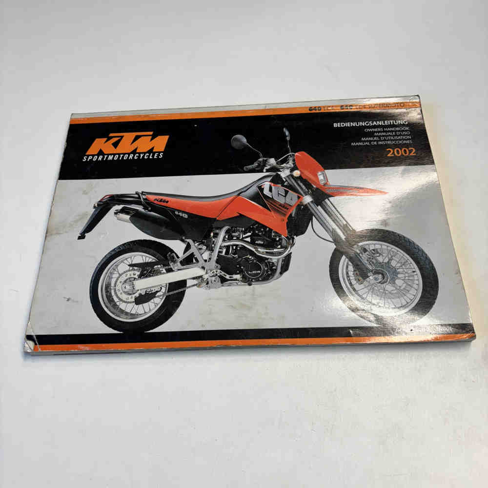 KTM 640 LC4 SMC 2002 321021 Motorrad-Handbuch gebraucht