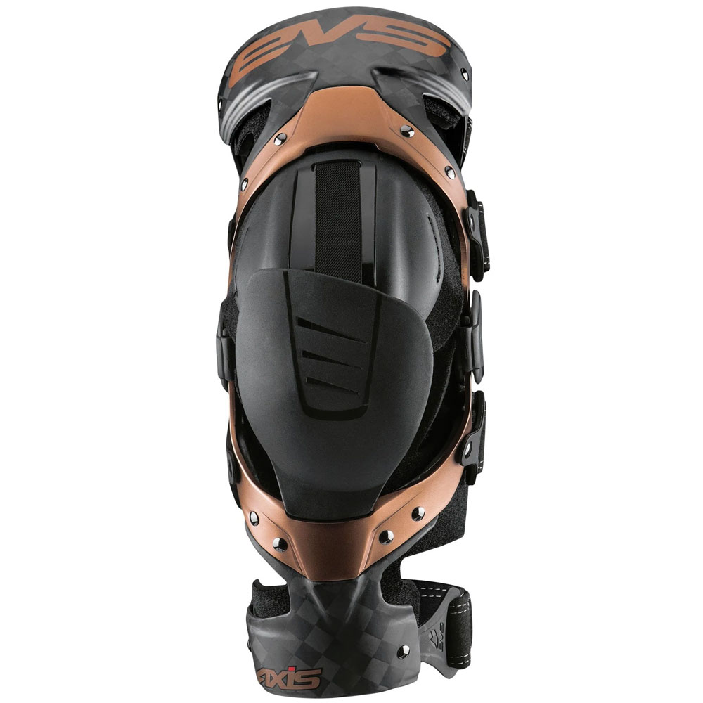 EVS Axis-Pro Knee Brace Knie Orthesen Paar schwarz copper EVS Axis-Pro Knee Brace Knie Orthesen Paar schwarz copper