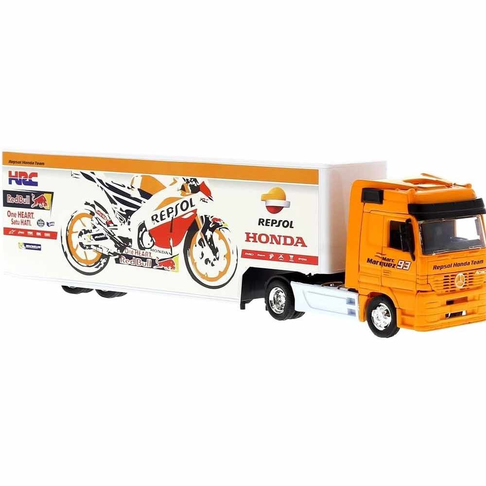 NEWRAY Honda Repsol Team Truck Modell Maßstab 1:43