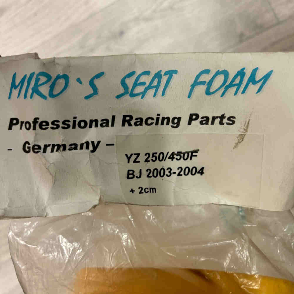 Sitzbank-Polster passend für Yamaha YZ 250/450F 03-04