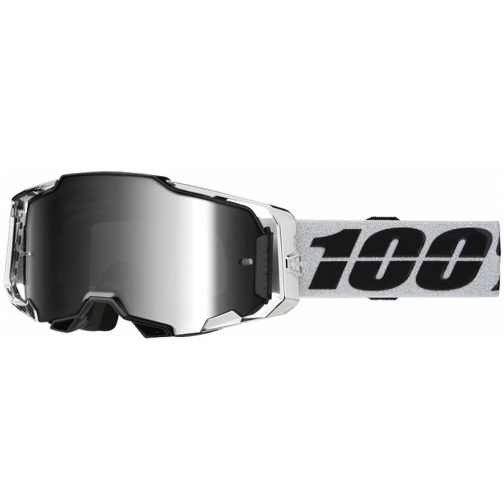 100% Armega Atac Brille silber verspiegelt