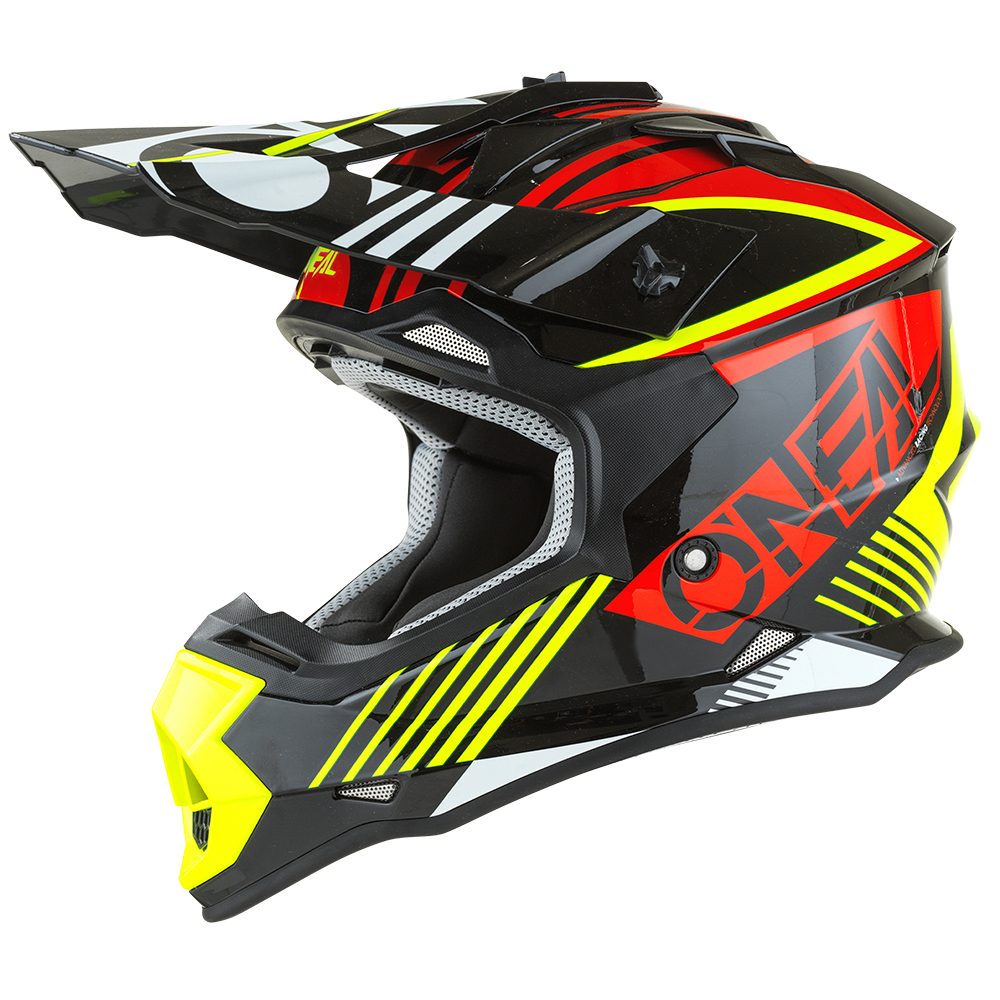 ONEAL 2RS Rush V.22 MX Helm rot gelb