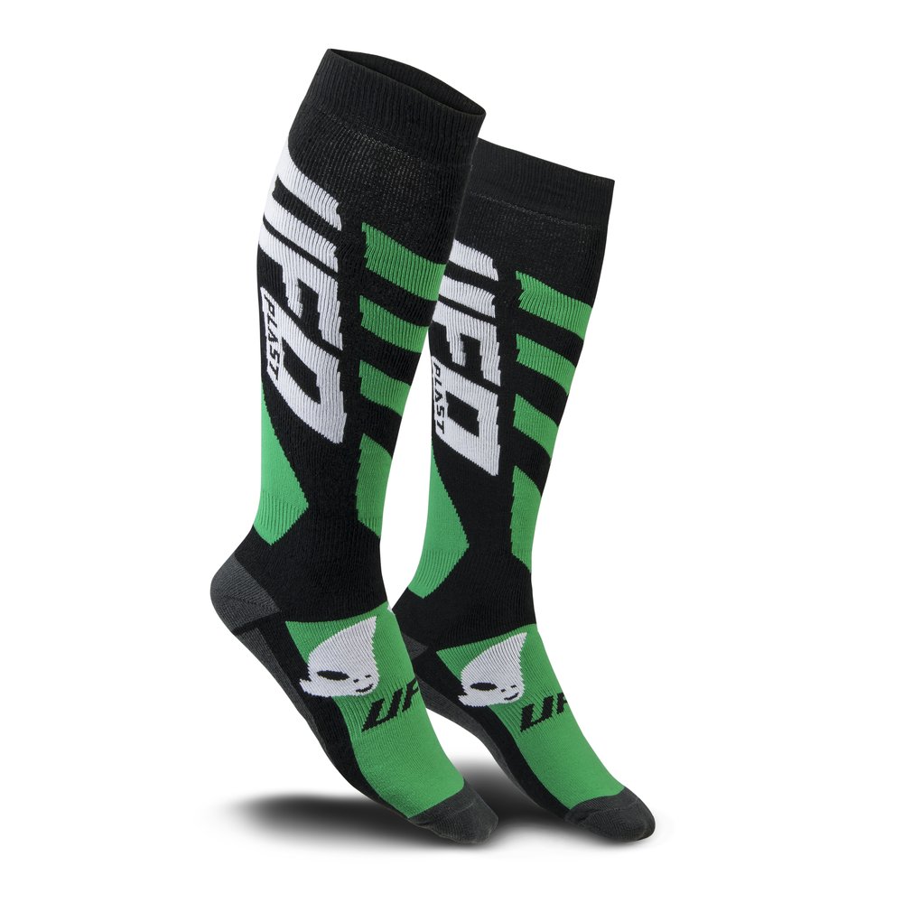 UFO Socken schwarz grau