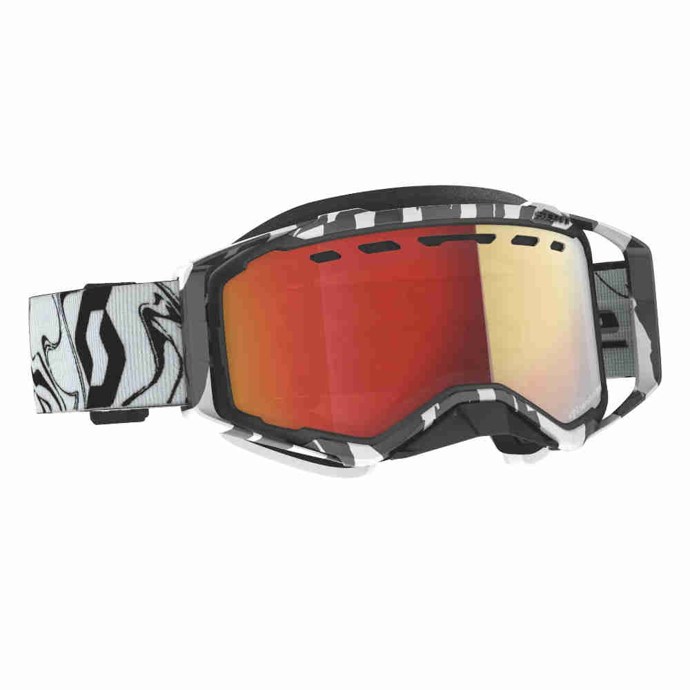 SCOTT Prospect Brille Snow Cross LS marble schwarz weiss SCOTT Prospect Brille Snow Cross LS marble schwarz weiss