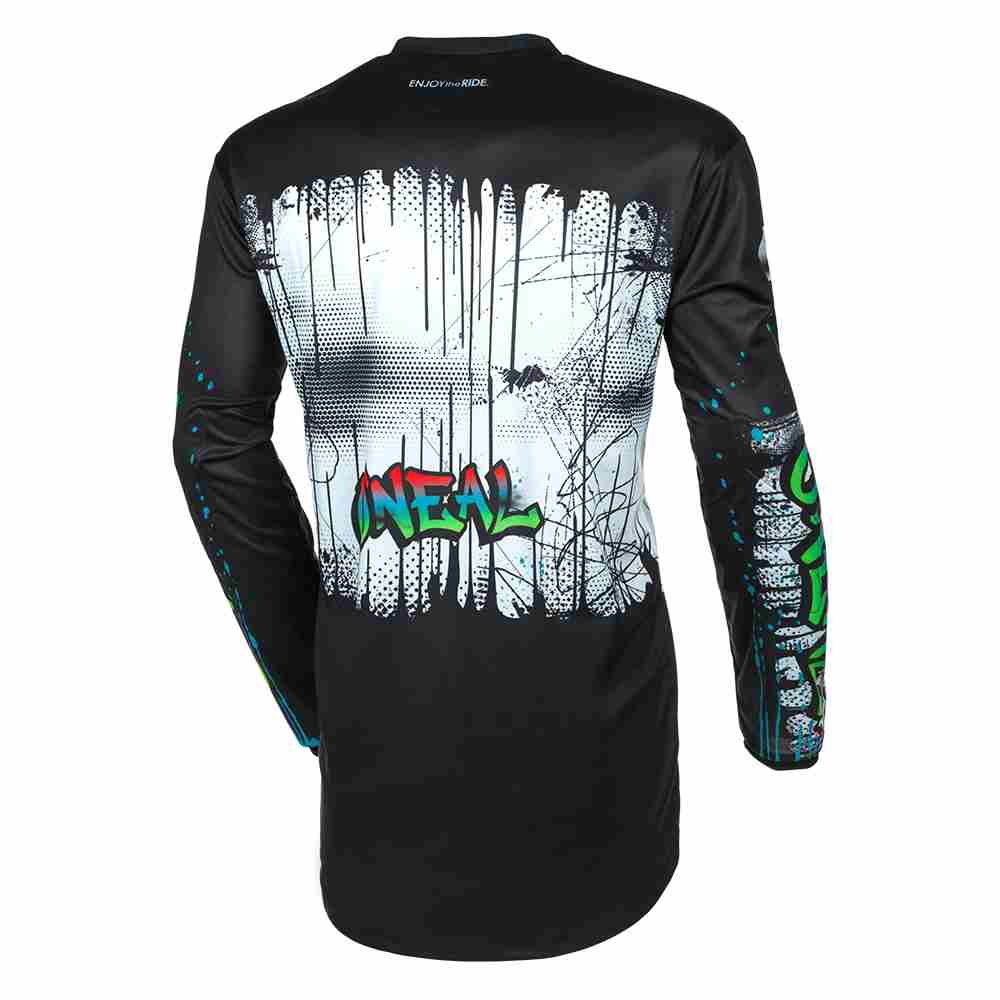 ONEAL Element Youth Rancid Kinder Jersey schwarz weiss