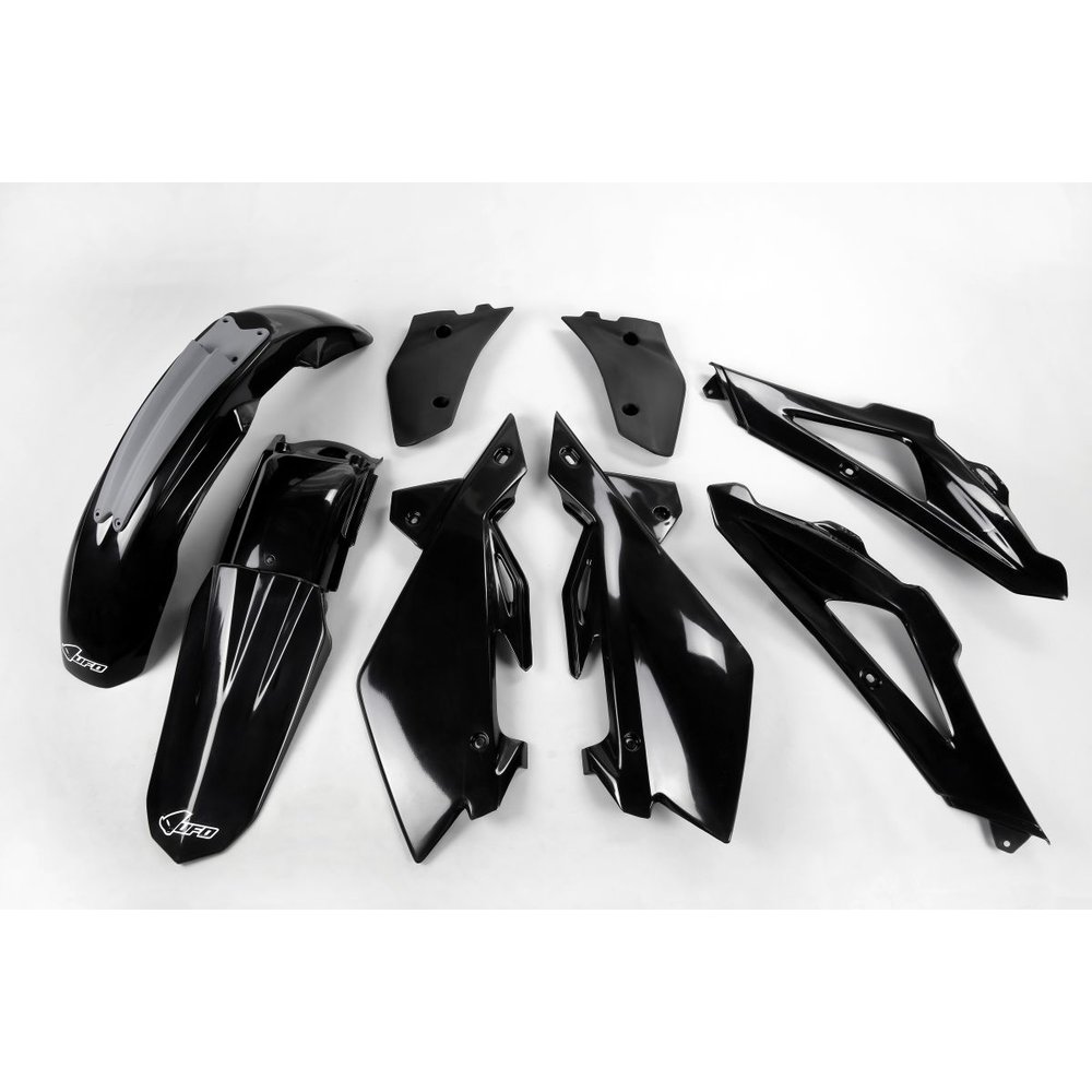 UFO Komplettes Karosserie-Kit Plastikteile Husqvarna 06-08 2-Takter schwarz UFO Komplettes Karosserie-Kit Plastikteile Husqvarna 06-08 2-Takter schwarz