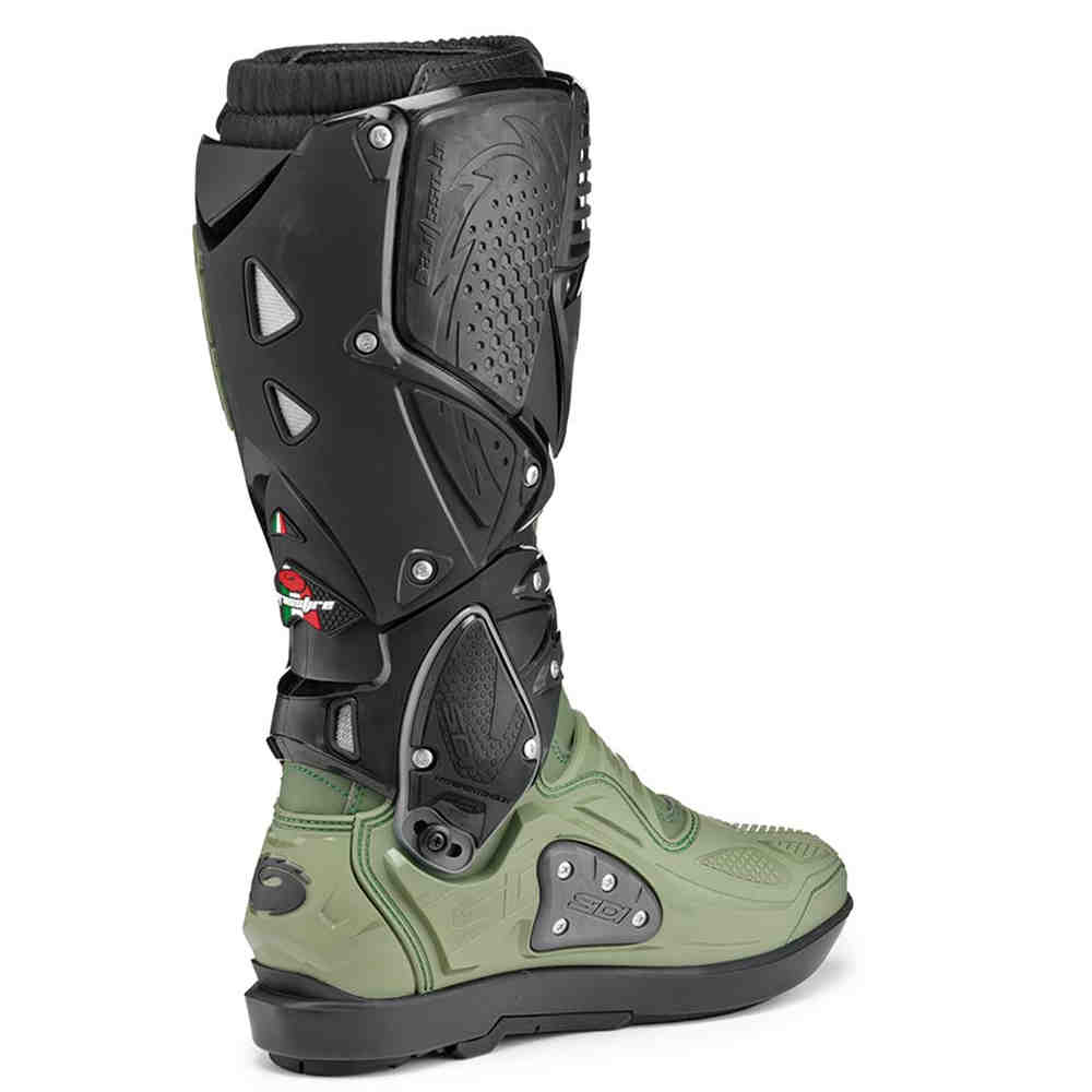 SIDI Crossfire 3 SRS Motocross Stiefel army grün black