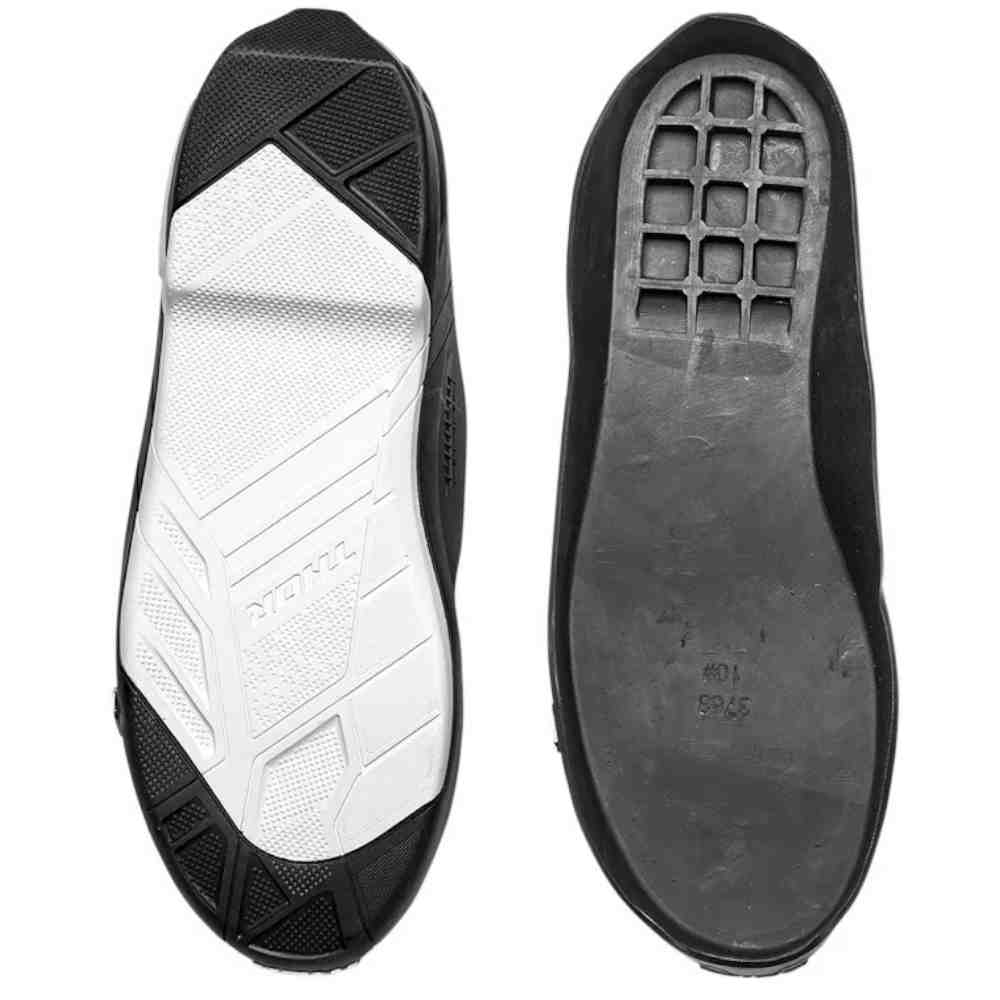 THOR Ersatz-Außensohlen Radial MX Stiefel schwarz weiss THOR Ersatz-Außensohlen Radial MX Stiefel schwarz weiss