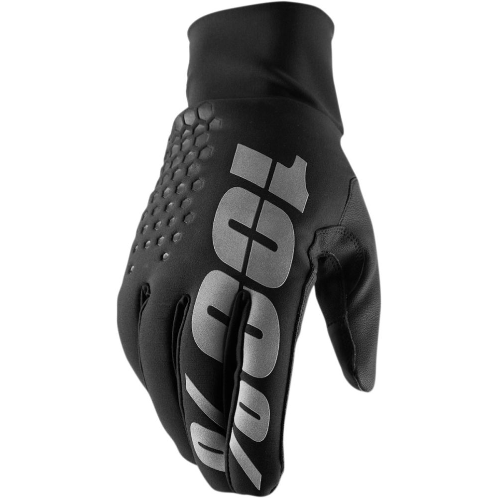 100% Hydromatic Brisker MX MTB wasserdichte Handschuhe schwarz