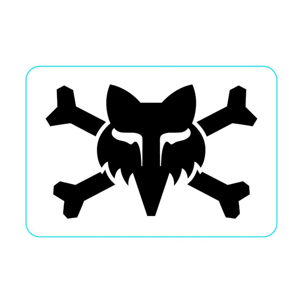 FOX VICTORY LOGO 3" Weiss