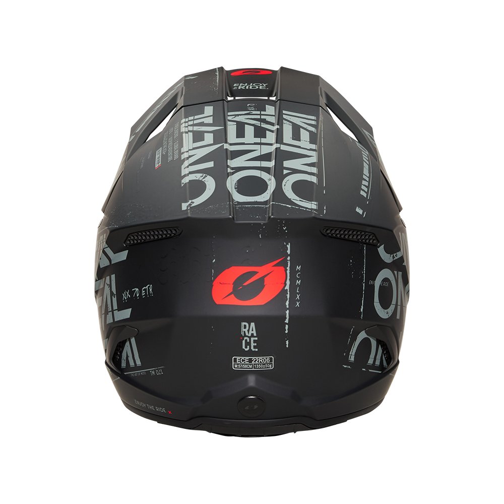 ONEAL 3SRS Motocross Helm Static schwarz grau ONEAL 3SRS Motocross Helm Static schwarz grau