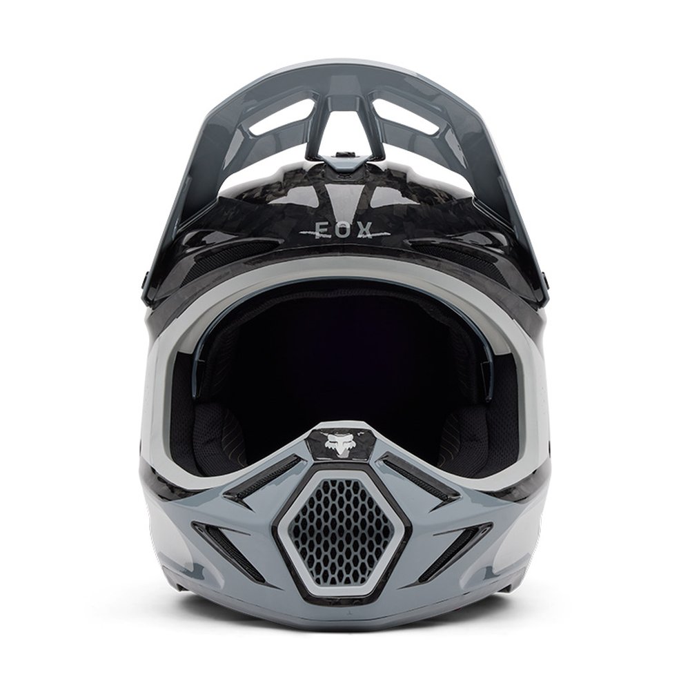 FOX V3 RS INFINITE Motocross Helm Cloud Grau