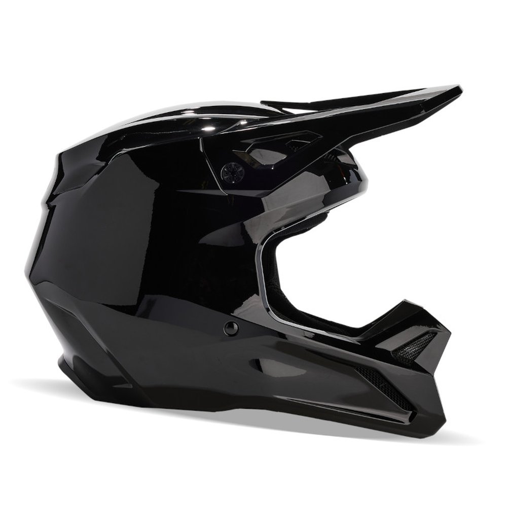 FOX V1 SOLID Motocross Helm Schwarz