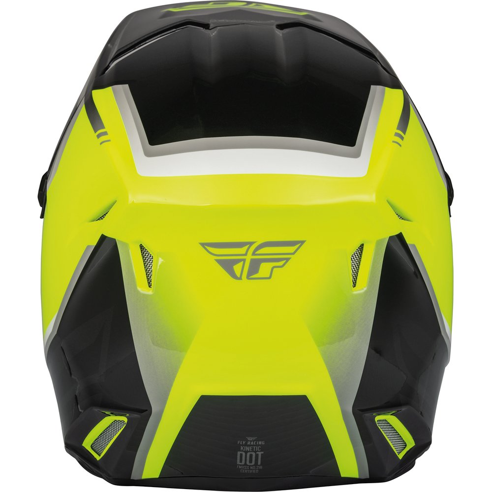 FLY Kinetic Vision Motocross Helm gelb schwarz