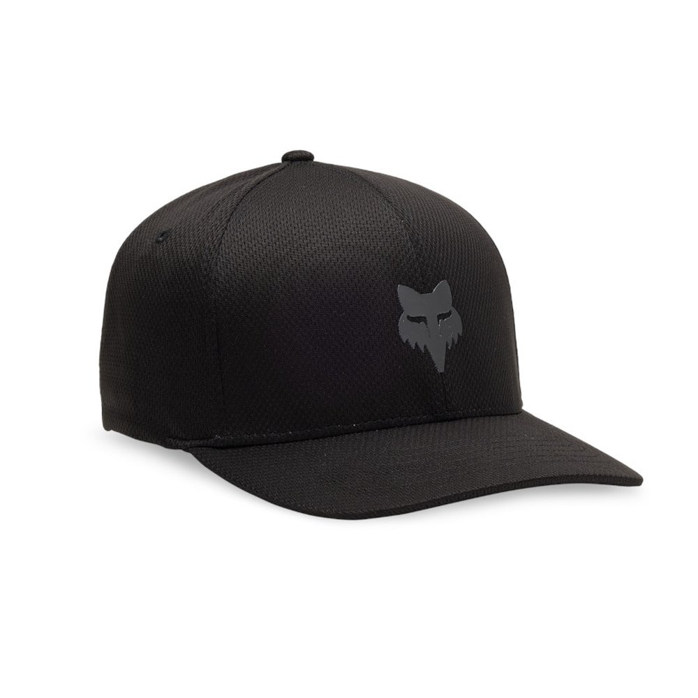 FOX FOX HEAD TECH FLEXFIT HAT Kappe Schwarz/Charcoal