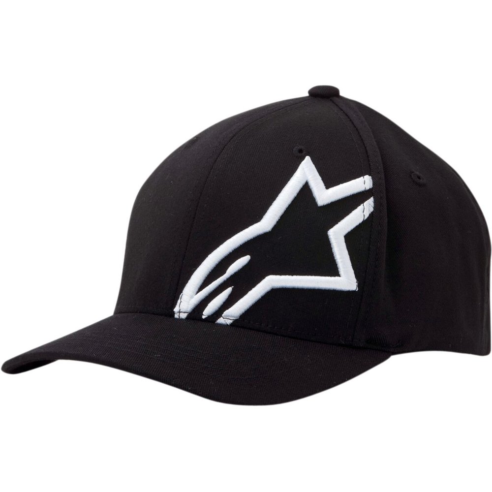 ALPINESTARS Corp Shift 2 Kappe curved schwarz weiss