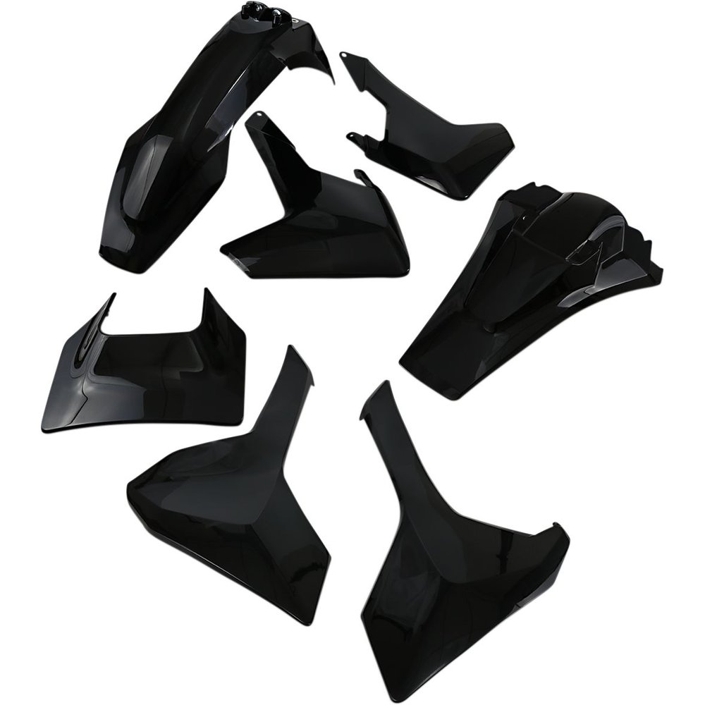 UFO Komplettes Karosserie-Kit Plastikteile Husqvarna TX/TE/FE 17-19 schwarz