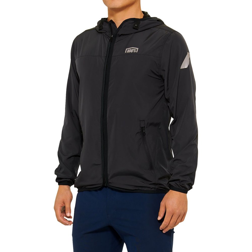 100% Klutch Jacke schwarz