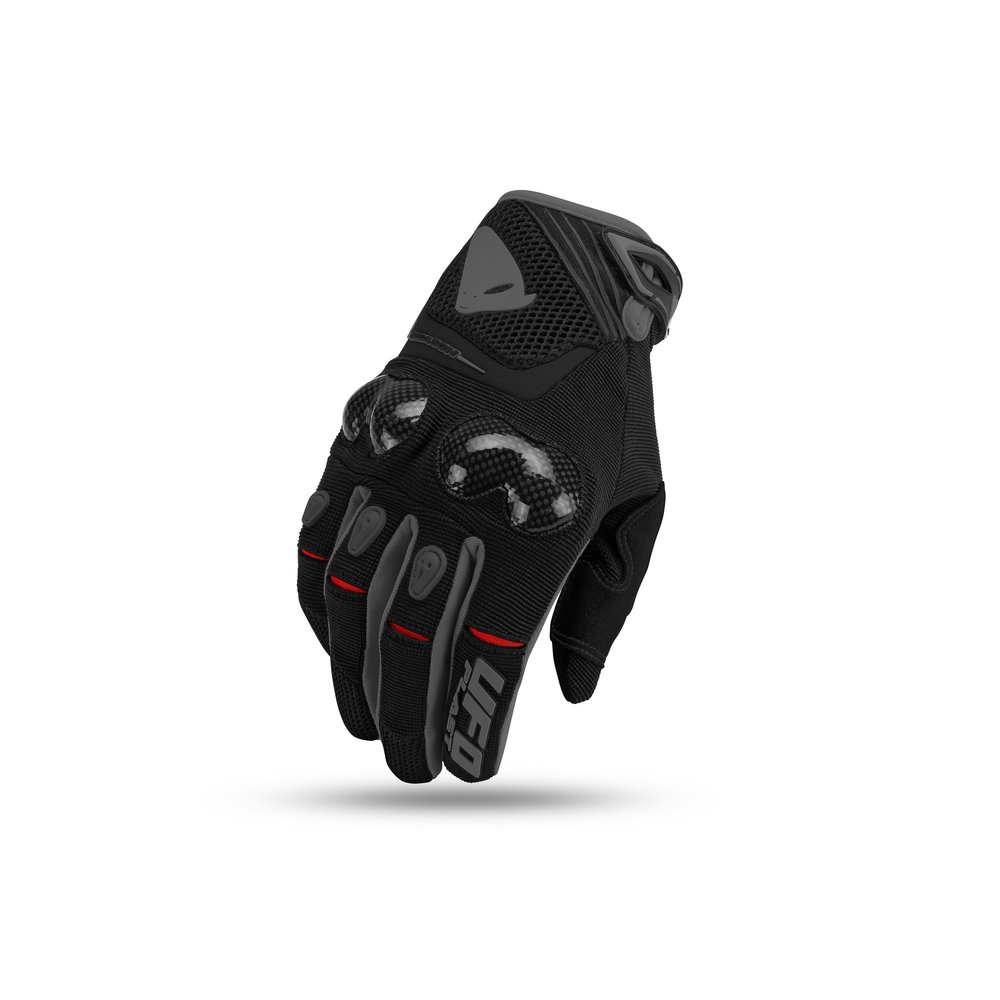 UFO Carbon Reason Handschuhe schwarz grau
