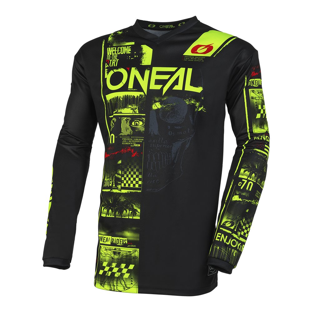 ONEAL Element Jersey Attack V.23 schwarz neon gelb