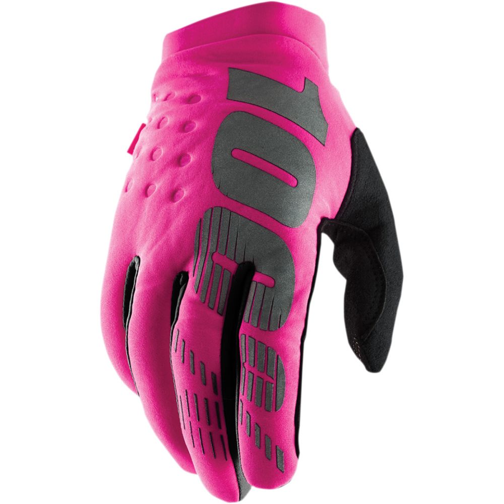100% Brisker Women MX MTB Damen Winter Handschuhe pink