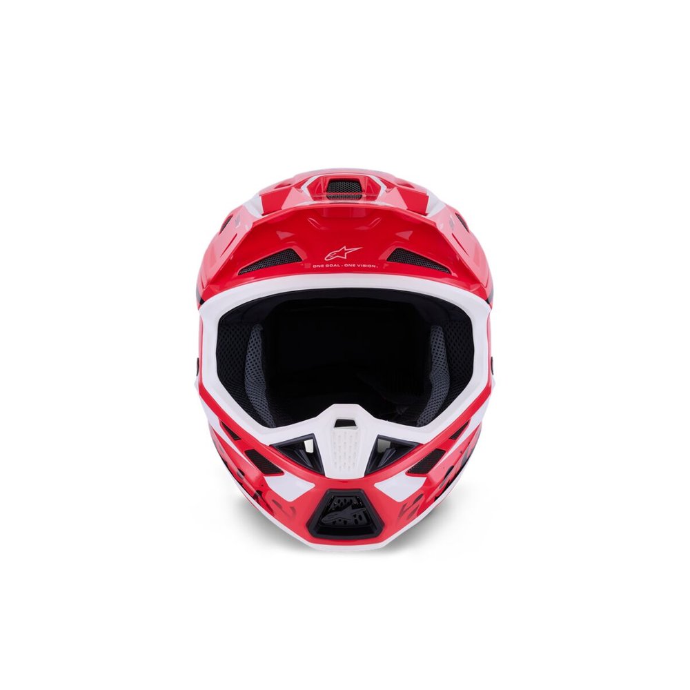 ALPINESTARS Supertech M7 Deed Motocross Helm rot/schwarz/weiss