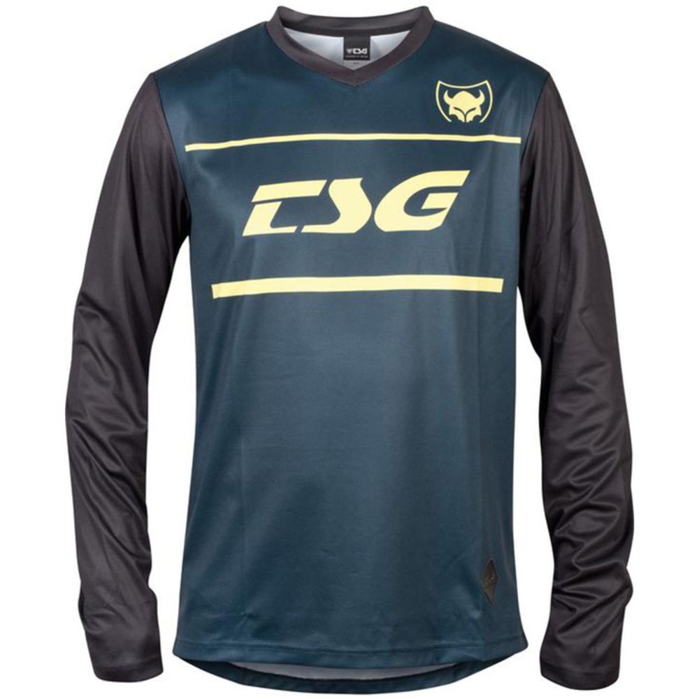 TSG Plain LS langärmliges MTB Jersey blau